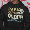 Papa Opa Angel Legende Hoodie, Perfekt für Vatertagsangler Lustige Geschenke