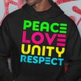 Peace Love Unity Respect - Plur Edm Rave Festival Raver Hoodie Unique Gifts