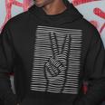 Peace Sign Finger Gesture I Hippie Peace Sign Hoodie Unique Gifts