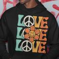 Peace Sign Love 60S 70S Costume 70 Theme Party Groovy Hippie Hoodie Unique Gifts