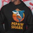 Pepaw Shark Vintage Papa Opa Vatertag Geschenke Hoodie Lustige Geschenke