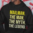 Postal Worker Mailman Gift The Man Myth Legend Cute Gift V2 Hoodie Unique Gifts