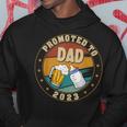 Promoted To Dad 2023 Mom Baby Pregnancy Announcement Father Gift For Mens Hoodie Unique Gifts
