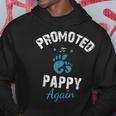 Promoted To Grandpa Again 2019 Soon To Be Pappy Gift Hoodie Unique Gifts