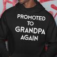 Promoted To Grandpa Again Pregnancy Announcement Hoodie Unique Gifts