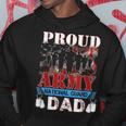 Proud Army National Guard Dad Fathers Day Veteran Hoodie Funny Gifts