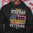 Proud Stepdad Vietnam War Veteran Matching With Stepson Hoodie Funny Gifts