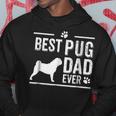 Pug Dad Best Dog Owner Ever Gift For Mens Hoodie Unique Gifts