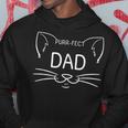 Purrfect Dad Funny Cat Lover Father Daddy Kitty Owner Hoodie Unique Gifts
