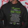 Radiologic Technologist 10 Reasons To Love A Rad Tech Men Hoodie Graphic Print Hooded Sweatshirt Funny Gifts