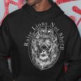 Raise Lions Not Sheep Be The Lion Not The Sheep Hoodie Unique Gifts