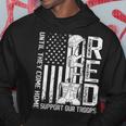 Red Remember Everyone Deployed Friday Us Military Veterans Hoodie Unique Gifts