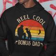 Reel Cool Bonus Dad Fishing Fathers DayGift Hoodie Funny Gifts