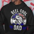 Reel Cool Dad Fathers Day Fisherman Fishing Vintage Hoodie Funny Gifts
