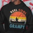 Reel Cool Grampy Fathers Day Gift For Fishing Dad Hoodie Unique Gifts