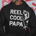 Reel Cool Papa Fishing Dad Gift Fathers Day Fisherman Fish Hoodie Unique Gifts