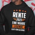 Rentner 2023 Eine Legende Geht In Rente V2 Hoodie Lustige Geschenke