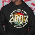Retro 16 Year Old Vintage 2007 Limited Edition 16Th Birthday Hoodie Unique Gifts