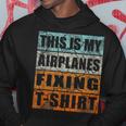 Retro Aircraft Mechanic Airplanes Technician Engineer Planes Hoodie Unique Gifts
