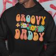 Retro Groovy Birthday Family Matching Cute Groovy Daddy Hoodie Unique Gifts