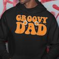 Retro Groovy Dad Matching Family 1St Birthday Party Hoodie Unique Gifts