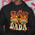 Retro Groovy Dada 70S Aesthetic 1970S Fathers Day Hoodie Unique Gifts