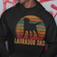 Retro Labrador Dad Gift Dog Daddy Golden Black Lab Father Hoodie Funny Gifts