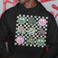 Retro Patricks Day Smile Face Clover Irish Shamrock Hippie Hoodie Unique Gifts