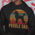 Retro Poodle Dad Dog Owner Pet Poodle Father Hoodie Funny Gifts