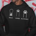 Rock Paper Scissors Funny Cat Paws Hoodie Unique Gifts