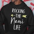 Rocking The Nani Life Cute Rockin Cool Men Hoodie Graphic Print Hooded Sweatshirt Funny Gifts