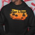 San Diego Sunset - California - Throwback Design - Classic Hoodie Unique Gifts