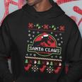 Santa Claws Jurassic Ugly Christmas Sweater Hoodie Unique Gifts