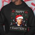 Santa Joe Biden Happy Easter Ugly Christmas V11 Men Hoodie Graphic Print Hooded Sweatshirt Funny Gifts