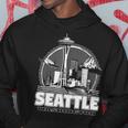 Seattle Pacific Northwest Emerald City Space Needle Souvenir Hoodie Funny Gifts