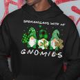Shenanigans With My Gnomies St Patricks Day Gnome Shamrock Hoodie Funny Gifts