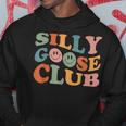 Silly Goose Club Silly Goose Meme Smile Face Trendy Costume Hoodie Unique Gifts