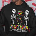Skull Dance Autism Awareness Mom Dad Kids Autism Hoodie Unique Gifts