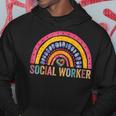 Social Worker Rainbow 2023 School Social Worker Hoodie Unique Gifts