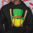 Softball Player Sport St Patricks Saint Pattys Day Hoodie Personalized Gifts