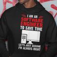 Software Engineer Definition Gift For Engineer Hoodie Unique Gifts