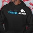 Statistics Data Over Opinion Data Science Actuary Men Hoodie Personalized Gifts