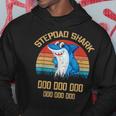 Stepdad Shark Fathers Day Gift Hoodie Funny Gifts