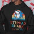 Stepdad Shark Fathers Day Gift V2 Hoodie Funny Gifts
