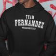 Team Fernandez Lifetime Member Family Last Name Men Hoodie Graphic Print Hooded Sweatshirt Funny Gifts