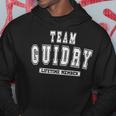 Team Guidry Lifetime Member Family Last Name Hoodie Personalized Gifts