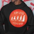Team Jesus Lifetime Member Christianity Christian Hoodie Personalized Gifts