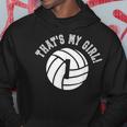 Thats My Girl 1 Volleyball Player Mom Or Dad Gift Hoodie Unique Gifts