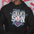 Thats My Grandson Out There Baseball Grandparents Gift Hoodie Unique Gifts