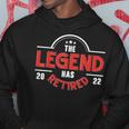The Legend Has Retired Design Retired Dad Senior Citizen Gift For Mens Hoodie Funny Gifts